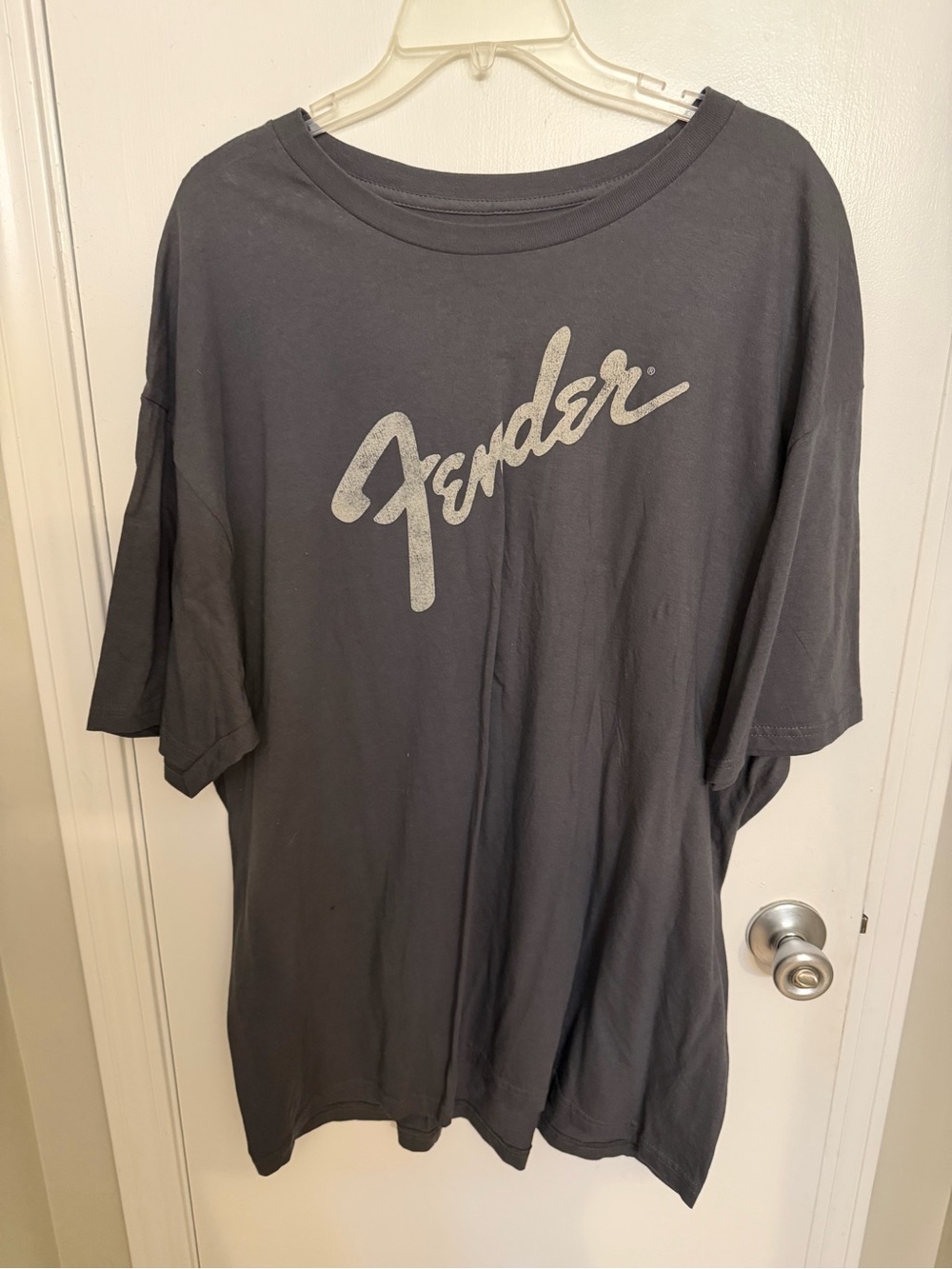 Fender Charcoal Short Sleeve Logo Tee